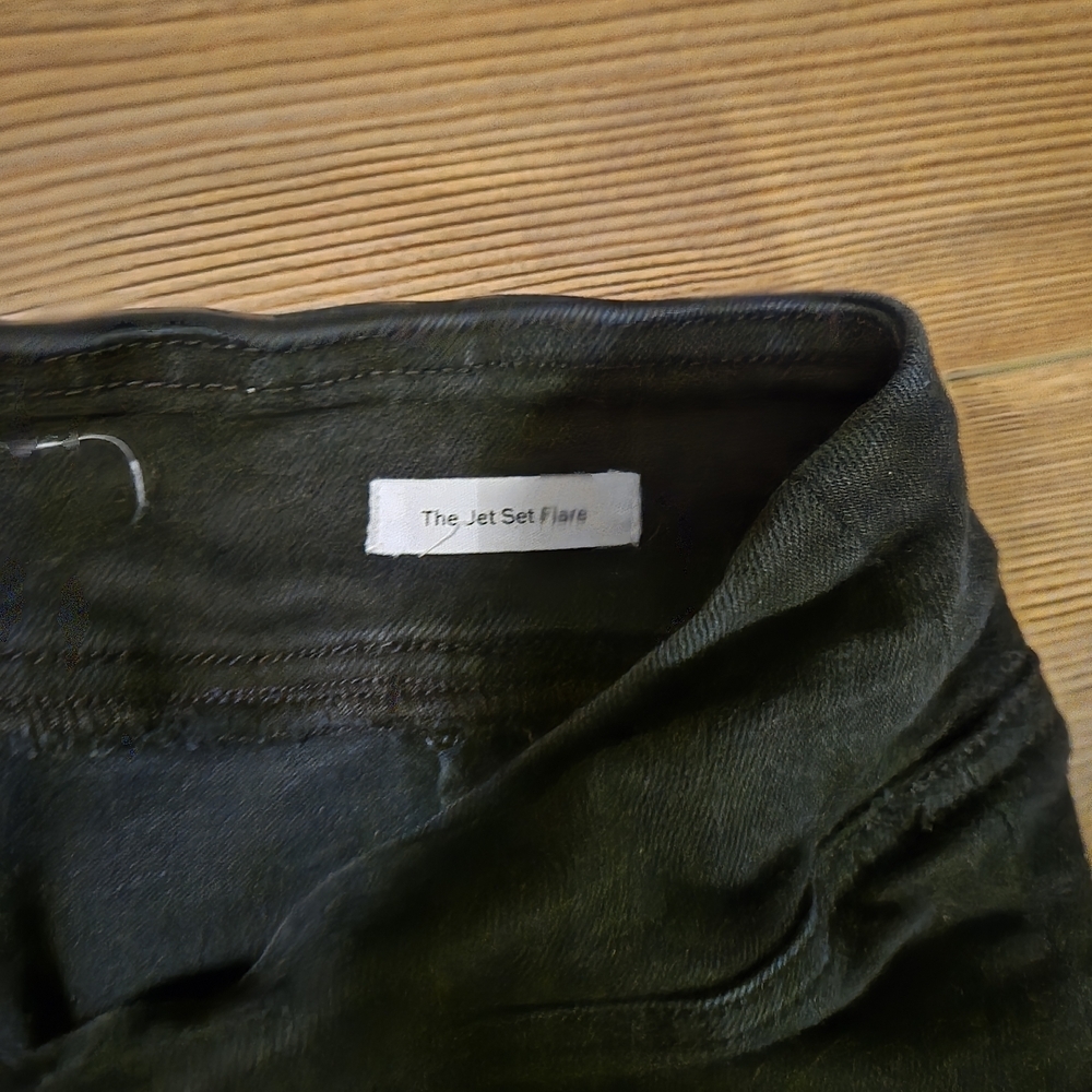 Frame Denim Black High-Rise Flare Jeans - Picture 6 of 8